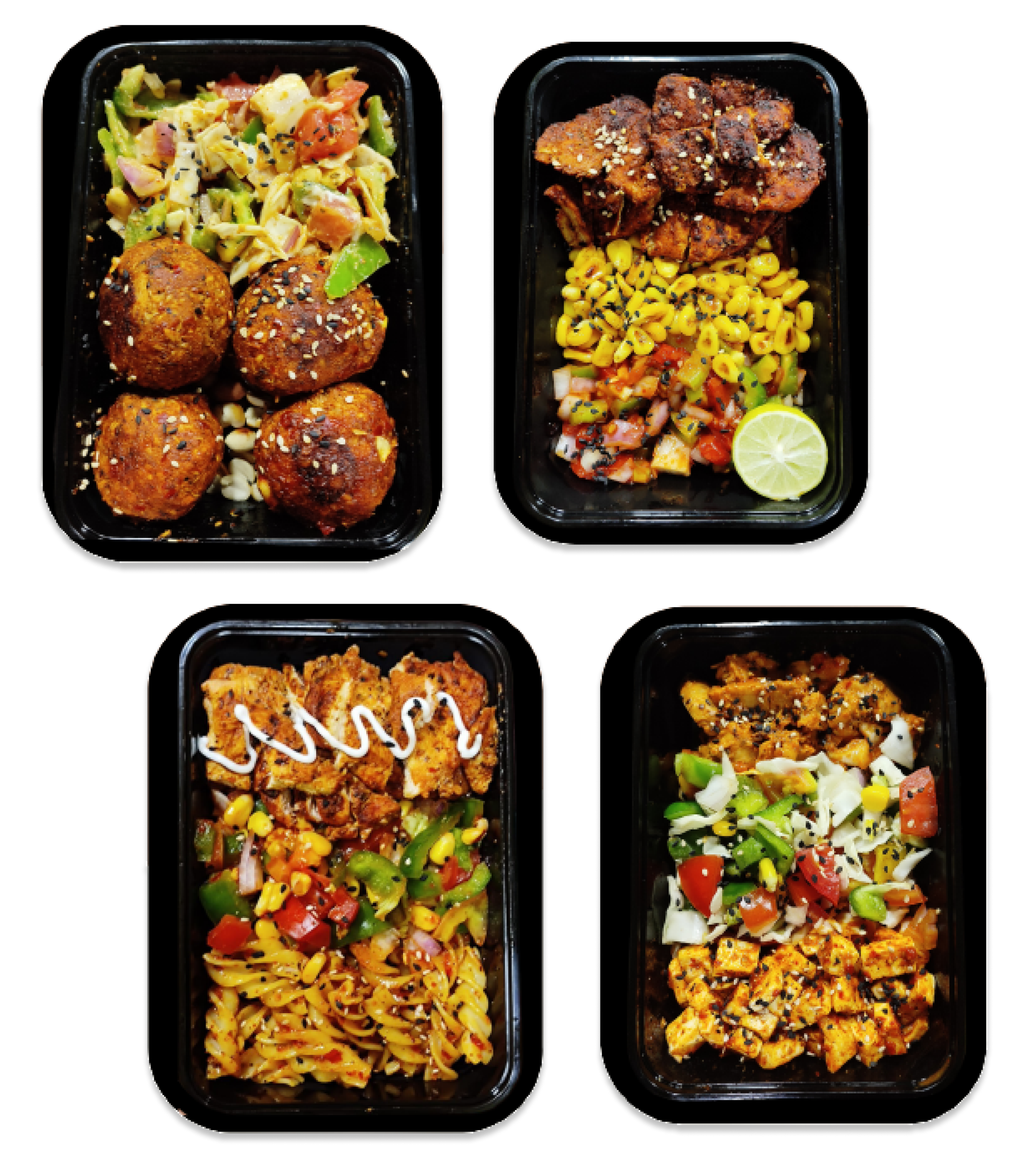Different healthy meals