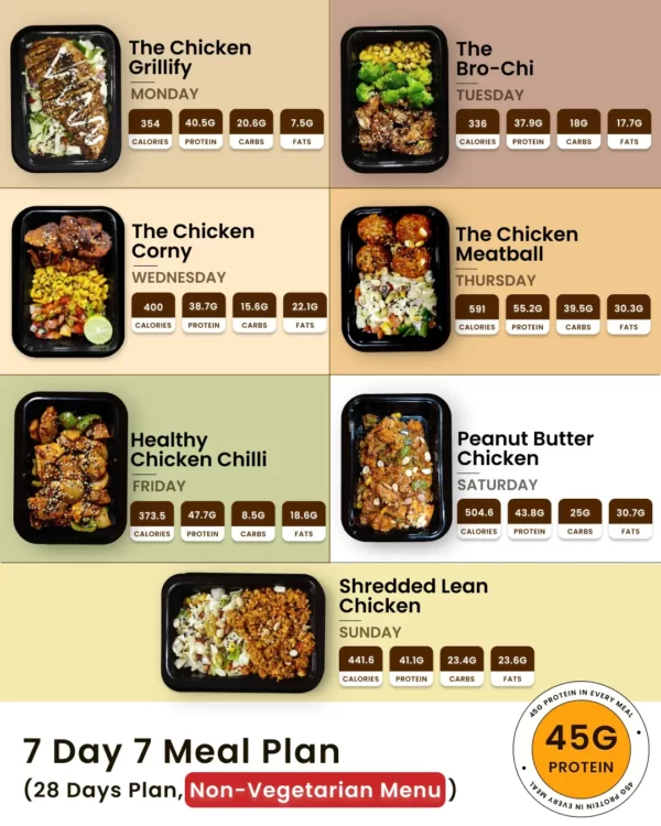 7 Different Meal Plan - 28 Days Raipur - SALE - Image 3